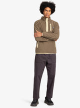 Quiksilver No Destination 2 Half-Zip Fleece - Canteen