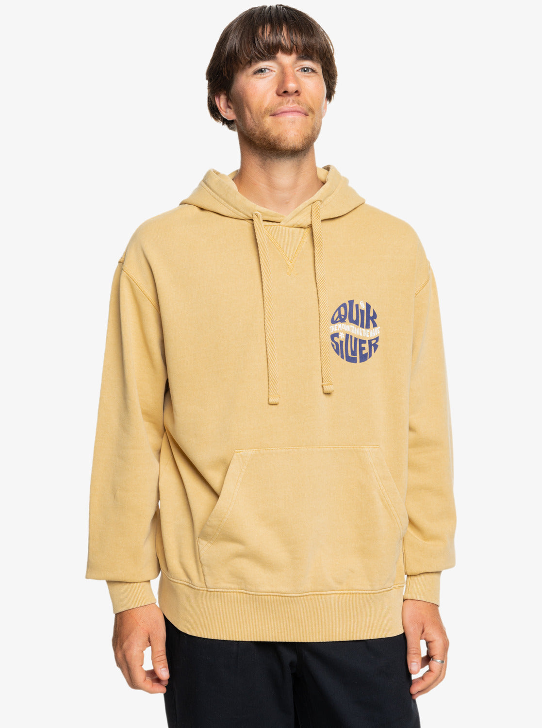 Quiksilver Garment Dye Hoodie - Fall Leaf