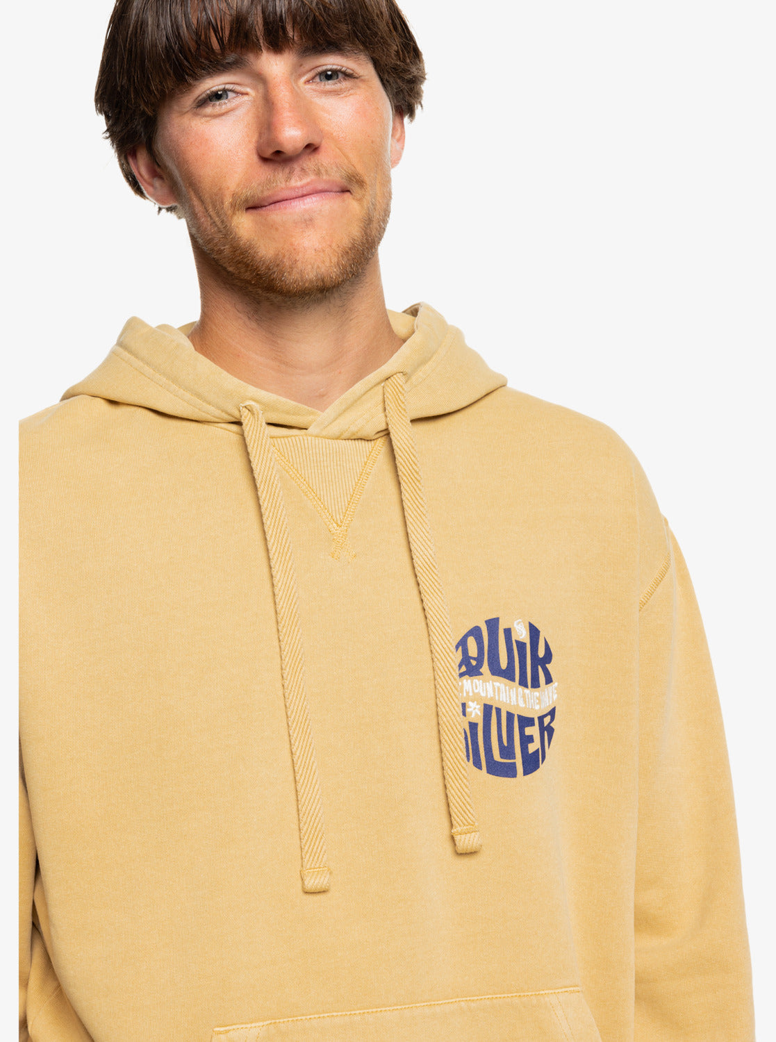 Quiksilver Garment Dye Hoodie - Fall Leaf