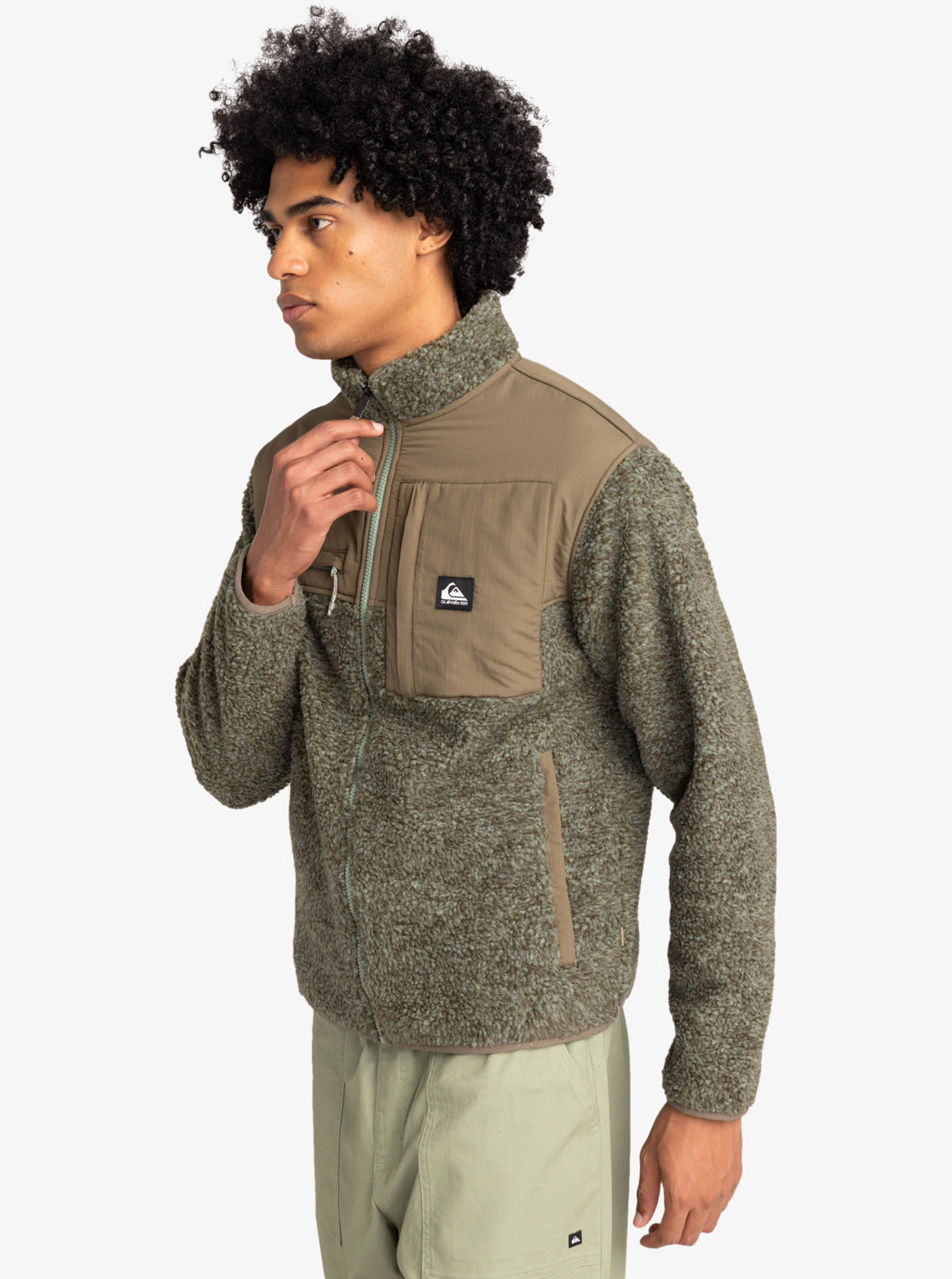 Quiksilver Shallow Water Fleece - Sea Spray Heather