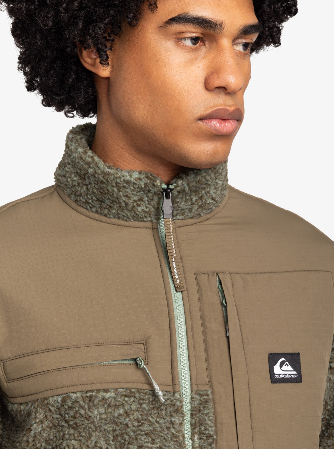 Quiksilver Shallow Water Fleece - Sea Spray Heather