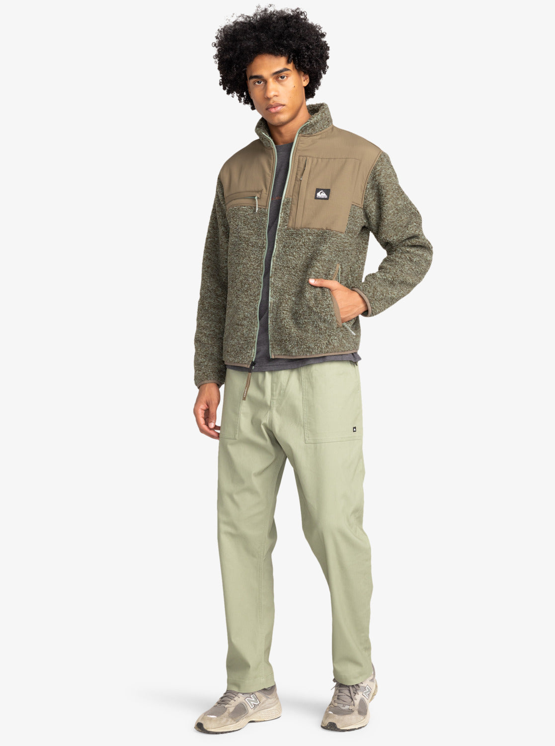 Quiksilver Shallow Water Fleece - Sea Spray Heather