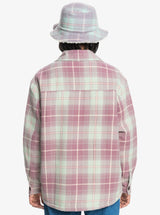 Quiksilver Uni Plaid Overshirt - Grape Shake