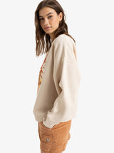 Roxy Lineup Sweatshirt - Parchment