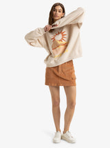 Roxy Lineup Sweatshirt - Parchment