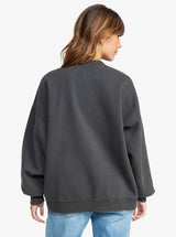 Roxy Lineup Oversized Sweatshirt - Phantom