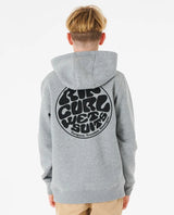 Rip Curl Kids Wetsuit Icon Hoodie - Grey Marl