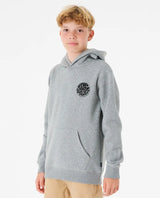 Rip Curl Kids Wetsuit Icon Hoodie - Grey Marl