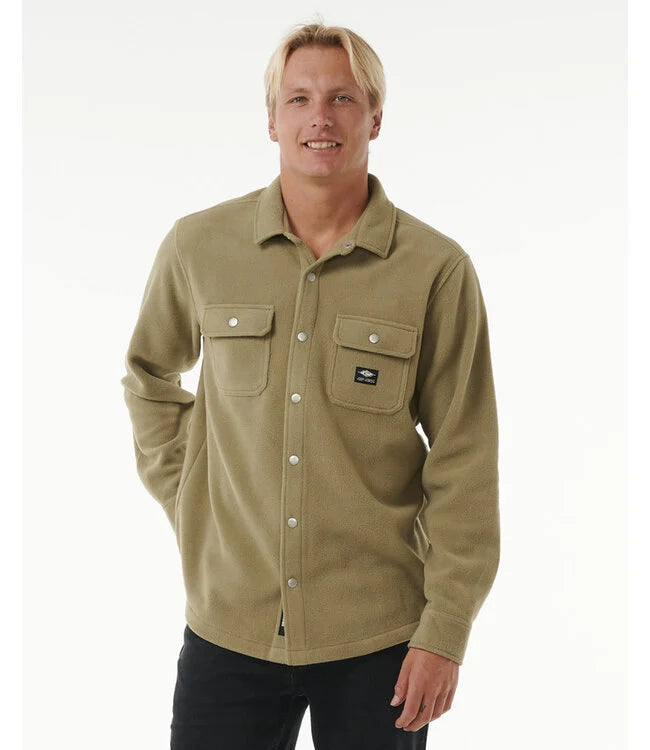 Rip Curl Fun Times Polar Fleece - Washed Moss