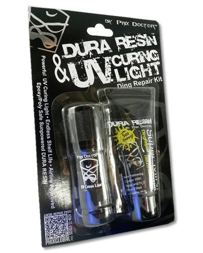 Phix Doctor Sun Powered Dura Resin Repair Kit with UV Curing Light